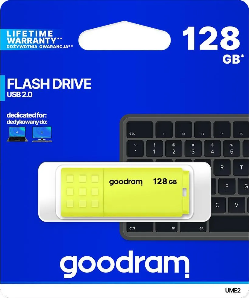 USB GoodRam UME2 (UME2-1280Y0R11), 128GB - 1