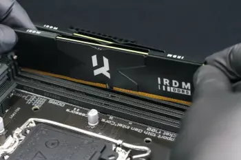 Memorie RAM Goodram IRDM DDR5, 64GB, 6000 MHz, CL30, 2x32GB, e zezë