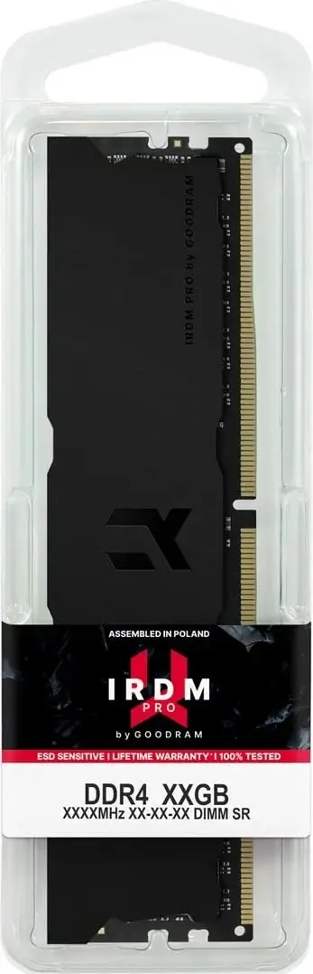 Memorie RAM GoodRam IRDM PRO, 8GB, DDR4, 3600MHz, e zezë