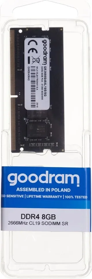 Memorie SO-DIMM Goodram, 8GB, DDR4, 2666 MHz, CL19 - 1
