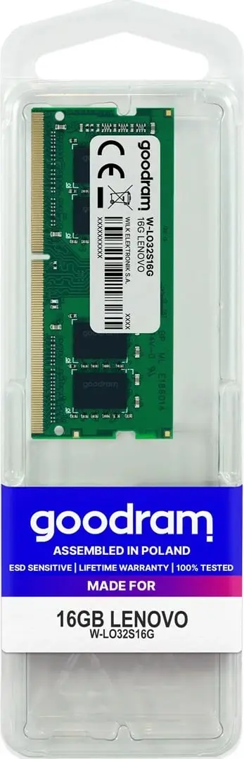Memorie Goodram W-DL16S08G, 8GB, DDR3-1600, 1x8GB
