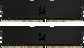 Memorie GoodRam IRDM PRO Deep Black, DDR4, 32 GB, 3600 MHz, CL18, IRP-K3600D4V64L18S/32GDC