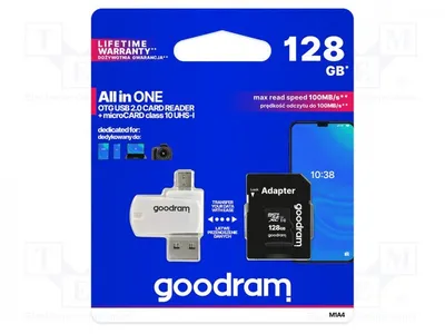 Kartë e memories GOODRAM M1A4-1280R12, MicroSDHC, 128 GB, Class 10 - 1