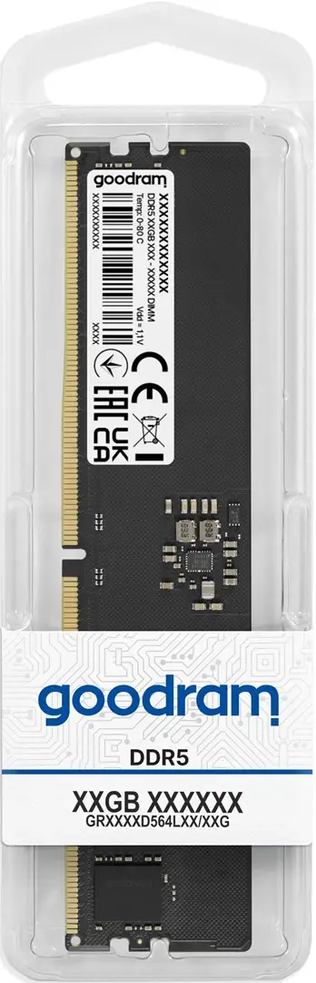 Memorie RAM Goodram DDR5 16GB/4800 CL40 - 16 GB (1 x 16 GB) 4800 MHz ECC
