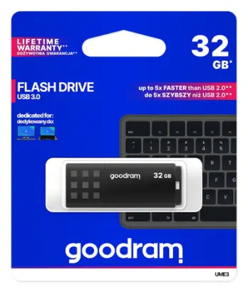 USB Goodram UME3, 32 GB, USB Type-A