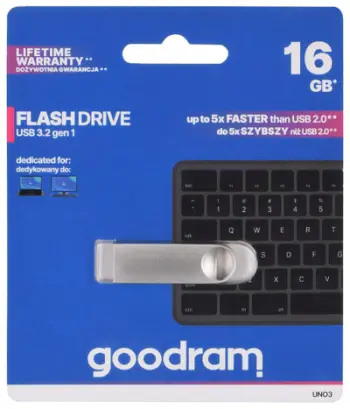 USB Goodram, 16 GB, USB Type-A