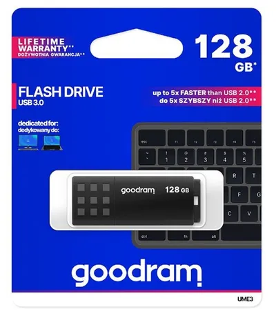 USB Goodram UME3, 128 GB, USB Type-A - 1