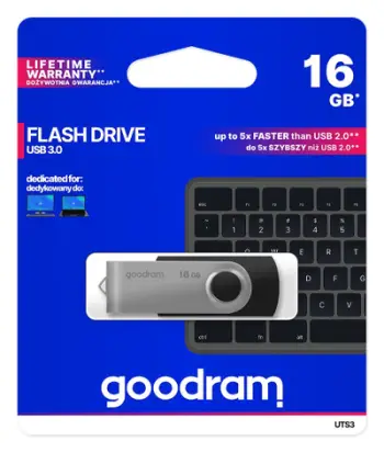 USB Goodram UTS3, 16 GB, USB Type-A