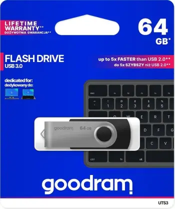 USB Goodram UTS3, 64 GB, USB Type-A