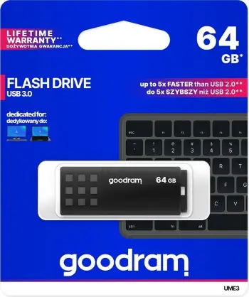 USB Goodram UME3, 64 GB, USB Type-A
