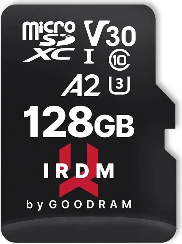 Karte memorie MicroSD GOODRAM micro SDXC V30 A2 + adapter, 128GB, 170MB/s - 1