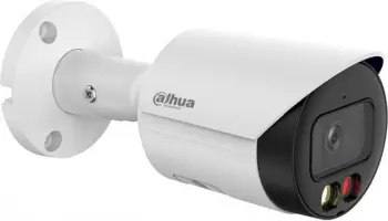 Kamerë sigurie DAHUA IPC-HFW2449S-S-IL-0280B, IP67, me kabllo, e bardhë