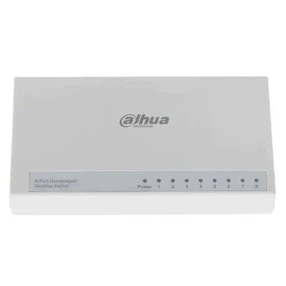 Switch DAHUA PFS3008-8ET-L 8port Fast Ethernet - 4
