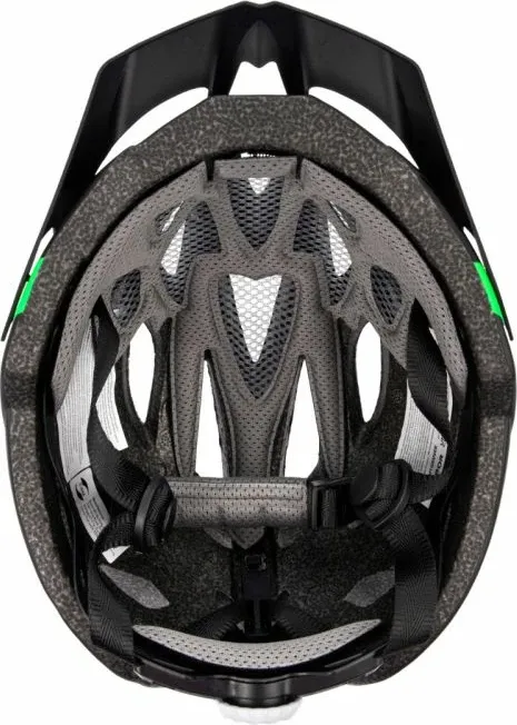 Helmetë biçiklete Meteor unisex, e zezë-gjelbër - 5