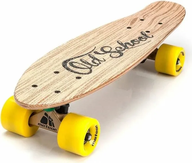 Skateboard për fëmijë Meteor, ngjyrë kafe - 3