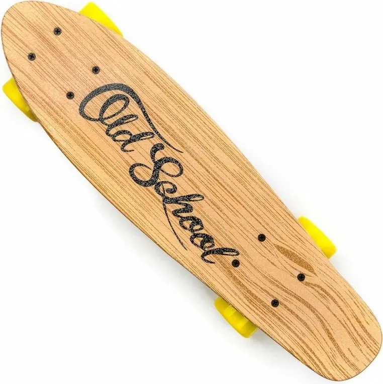 Skateboard për fëmijë Meteor, ngjyrë kafe - 5