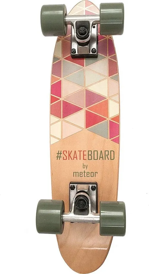 Skateboard për fëmijë Meteor, ngjyrë e zezë - 2