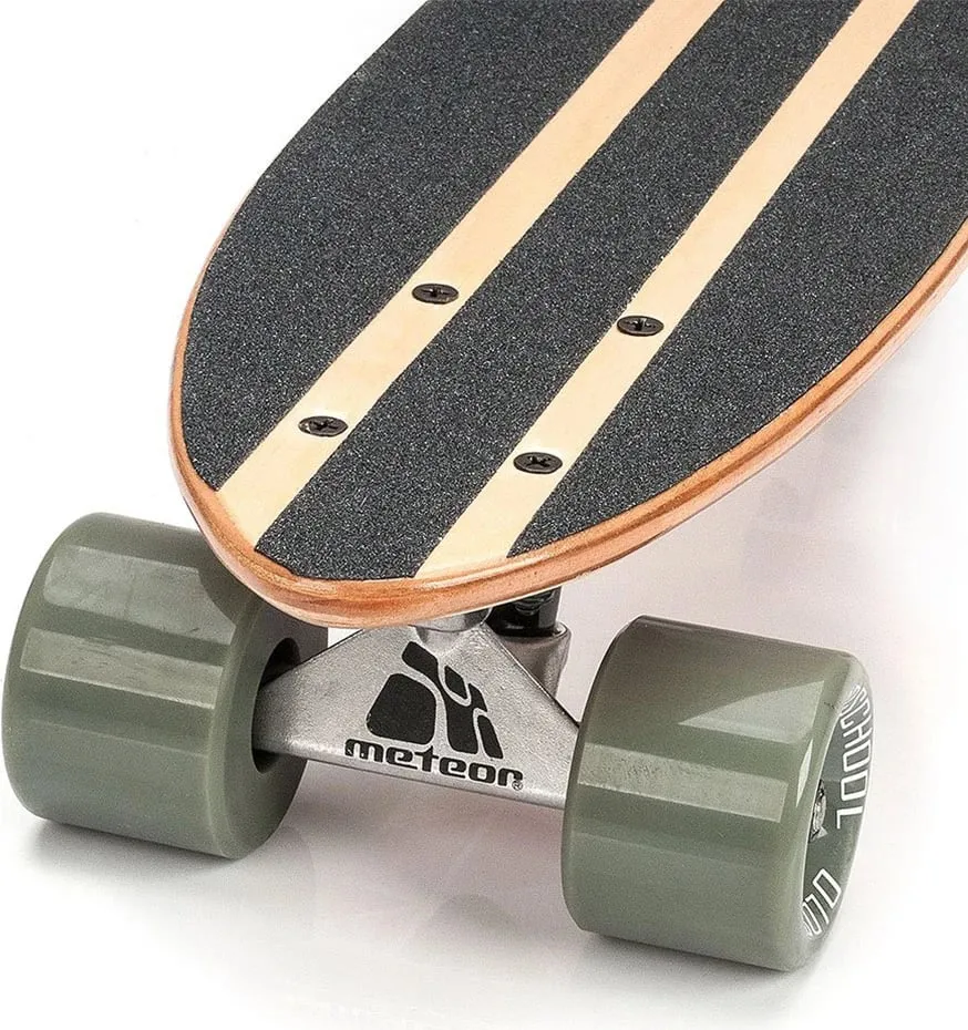 Skateboard për fëmijë Meteor, ngjyrë e zezë - 3