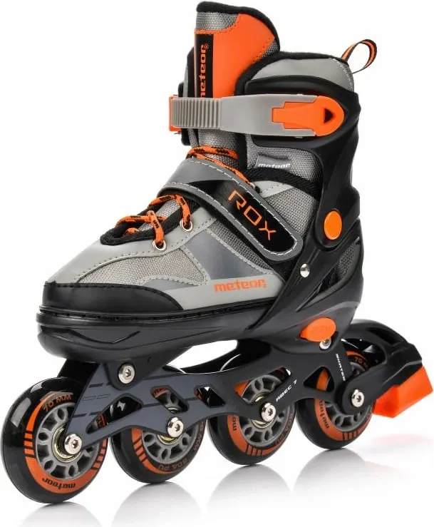 Rollerat për fëmijë Meteor, hiri dhe portokalli - 1