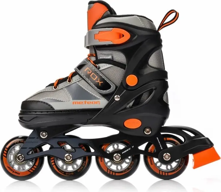 Rollerat për fëmijë Meteor, hiri dhe portokalli - 5