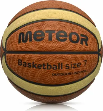 Top Basketbolli Meteor për të gjithë, ngjyrë kafe