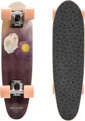 Skateboard Meteor për të gjithë, gri/argjendtë