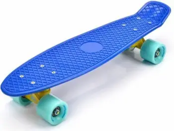 Skateboard plastik Meteor për të gjithë, i kuq