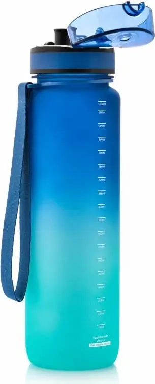 Shishe sportive Meteor 10105, Tritan, me sitë të brendshme, transparente