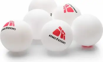 Toptha ping pongu Meteor 15028, set 6 copë, 40mm, të bardhë