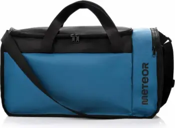Çantë fitnesi Meteor, unisex, e zezë dhe blu