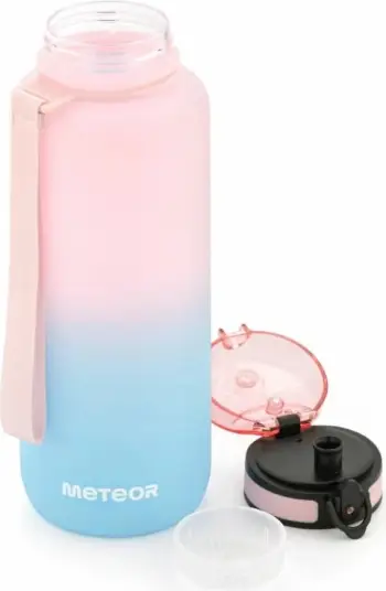 Shishe sportive Meteor, 1500 ml, Tritan pa BPA, rozë blu