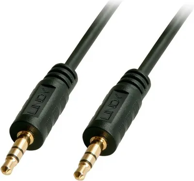 Kabllo Lindy Jack 3.5mm - Jack 3.5mm, 1m, e argjend - 1