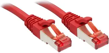 Kabllo rrjeti Lindy Patchcord, Cat.6, S/FTP, 10m, e kuqe