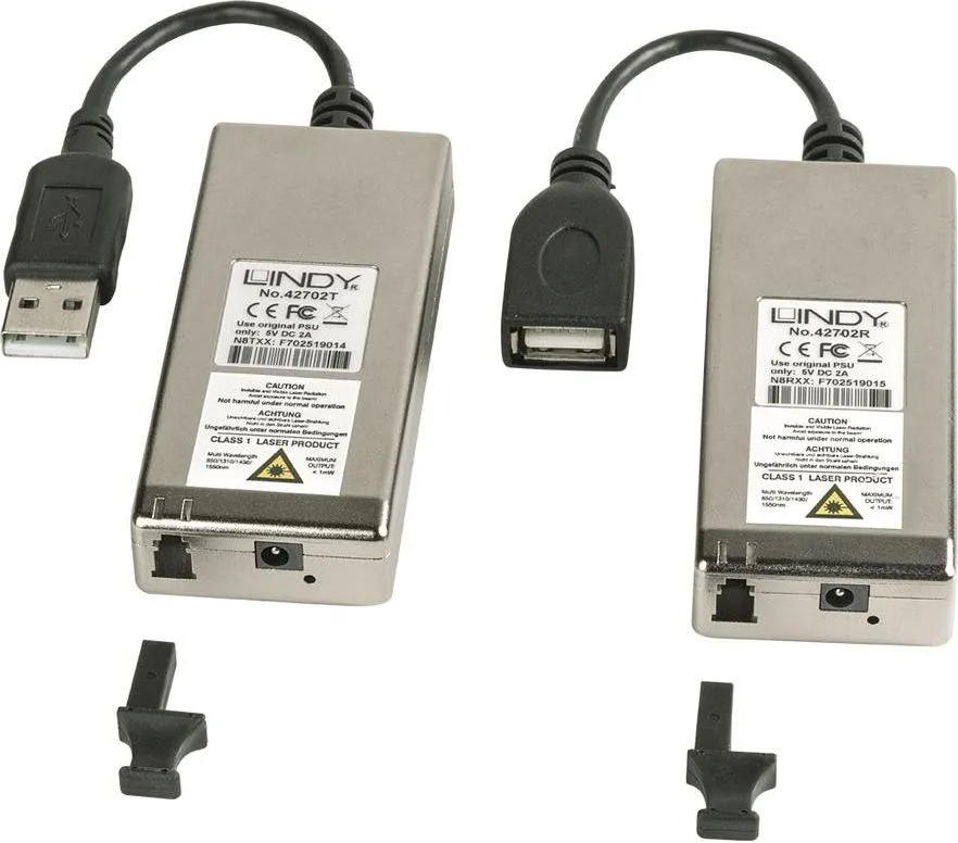 Adapter USB mbi fibra optike Lindy 42702 - 1