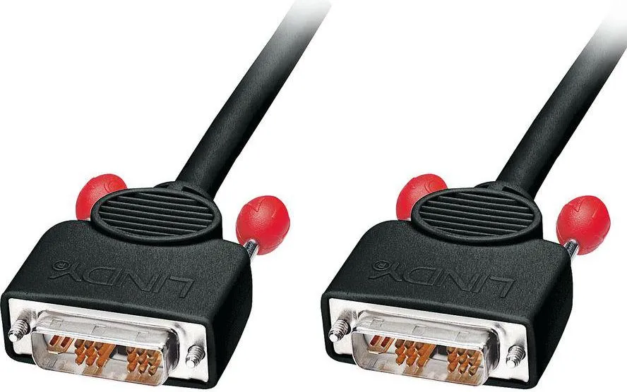 Kabllo Lindy DVI-I - DVI-I, 1m, e zezë - 1