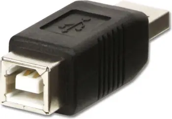 Përshtatës Lindy USB - USB-B, i zi