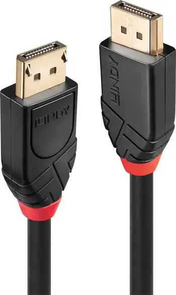 Kabllo Lindy DisplayPort - DisplayPort, 15m, e zezë