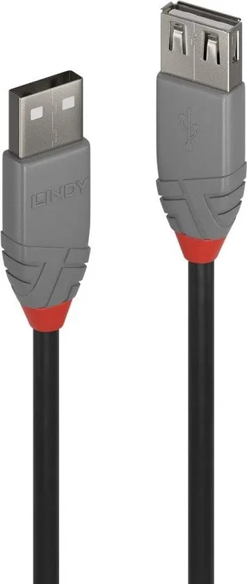 Kabllo Lindy 36391, 0.5 m, e zezë - 1