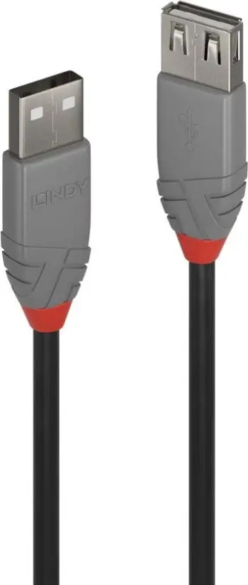 Kabllo Lindy 36391, 0.5 m, e zezë