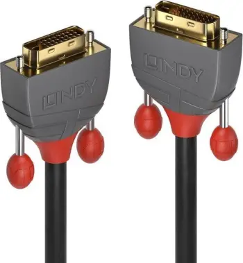Kabllo Lindy DVI-D - DVI-D, 5m, e hirtë