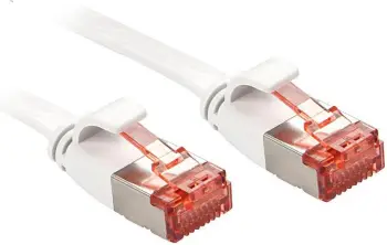 Kabllo rrjeti Lindy Patchcord, Cat6, U/FTP, 3m, e bardhë