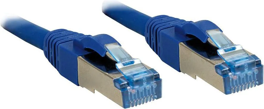 Kabllo Lindy Patchcord Cat6A, S/FTP, LSOH, 2m, e kaltër - 1