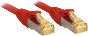 Kabllo rrjeti Lindy RJ-45/RJ-45, cat.7, 1.5m, e kuqe