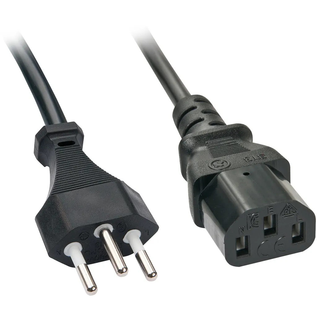 Kabllo rryme LINDY IEC320 C13 0.7m, e zezë - 1