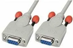 Kabllo seriale Lindy 31577, D9 në D9, 3m, e bardhë - 1
