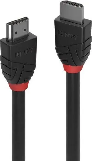 Kabllo HDMI Lindy 36771, 1m, HDMI 2.1, e zezë - 1