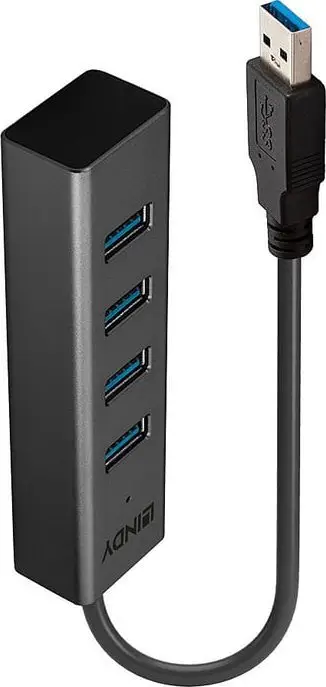 USB hub Lindy USB 3.0, 4 porte, i zi