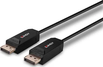 Kabllo DisplayPort Lindy 38520, 10m, e zezë - 4