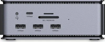 Docking station Lindy DST-PRO Thunderbolt 4, USB4, 100W, anthracite - 3