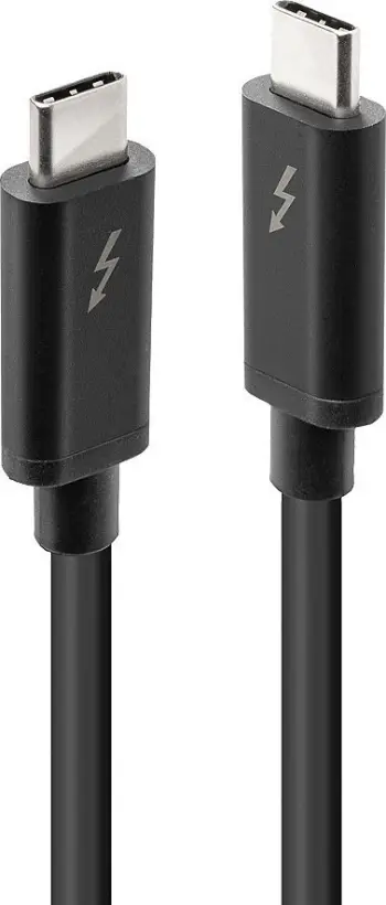 Kabllo USB Lindy Thunderbolt 3, USB C në USB C, 2m, e zezë